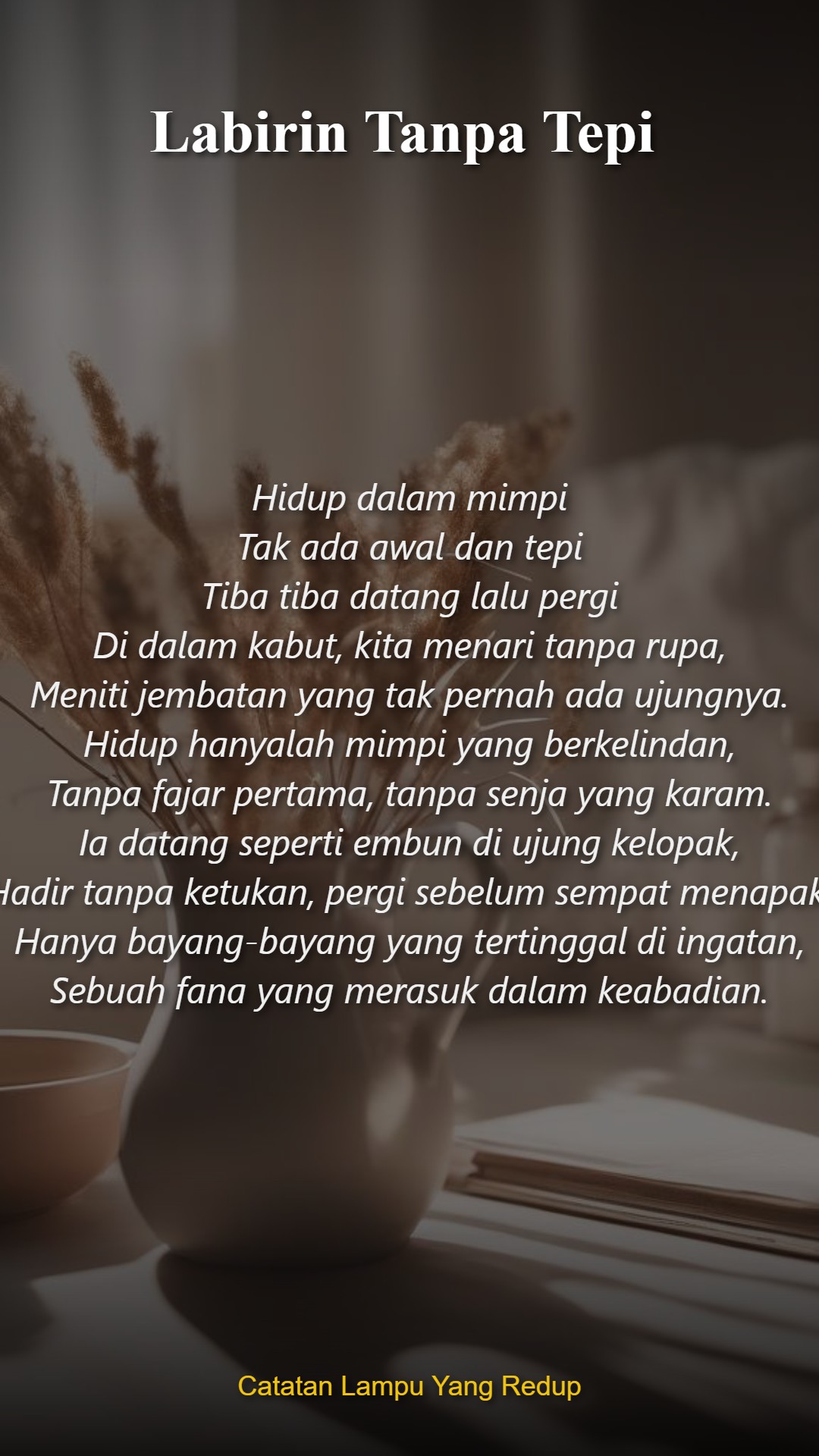 Labirin Tanpa Tepi